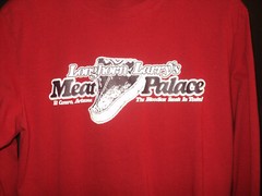 Old Navy Longhorn Larry’s Meat Palace Top Men’s M Top Red El Centro, Az Shirt