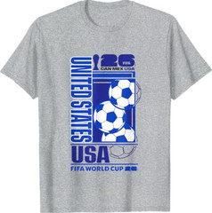 FIFA World CUP26 USA Host Country Football T-Shirt