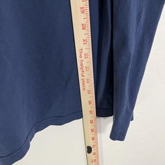 Mack Weldon Shirt Mens XL Blue 100% Pima Cotton Long Sleeve Crewneck Tagless Tee