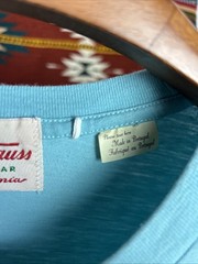 LVC T-Shirt M Levi’s Vintage Clothing 50s 60s Casuals Light Blue Single Stitch