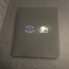 Taco Bell Born x Raised 60th Anniversary T-Shirt, LARGE Original Box & Sticker