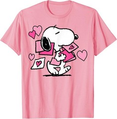Peanuts Snoopy Valentine’s Day Letters T-Shirt