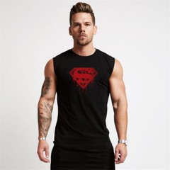 Gym Tank Top Fitness Bodybuilding Vest Mens Sleveless Shirt