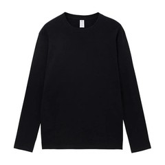2026 Brand New Combed Compactall Cotton Heavy Round Neck Solid Color