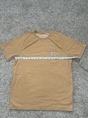 Carhartt Force Relaxed Fit Red Pocket Tee Crew Neck Short Sleeve Men’s S
