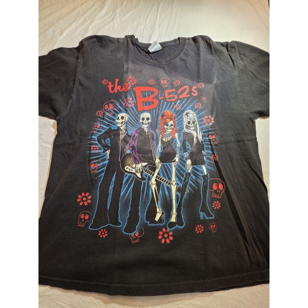 The B-52S Rock band Basic Black Classic style T shirt Heavy Cotton NH25734