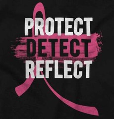 Early Detection Breast Cancer Awareness Gift Graphic T Shirts for Women T-Shirts