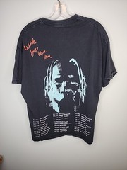 Travis Scott Astroworld Merch Wish You Were Here Head Tour Dates Tee Shirt Large