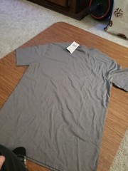 Dockers Men’s Graphic Logo Tee Short Sleeve Gray Size Small New With Tags