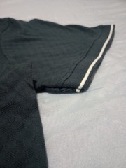 MBX Size M Dark Teal / Green Short Sleeve Chest Pocket Polo T-shirt