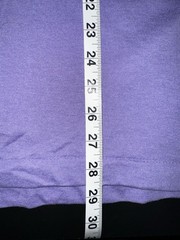 Vintage NOS Blank Large Lavender Screen Stars Best, Single Stitch Made in USA.