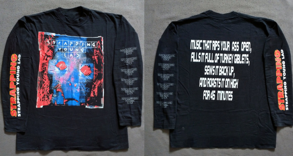 Rare Strapping Young Lad Band Devin Townsend Long Sleeve S to 5XL 2F1376