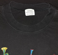 Casey Coleman Embroidered Musical Instruments T Shirt XL
