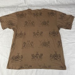Request Shirt Mens 2XL XXL Brown Y2K Cyber Punk Mall Goth Grunge Dragon Sword