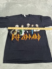 Def Leppard 2007 Tour T Shirt Men’s Size Medium Black