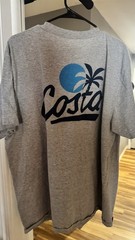 Costa Men’s Graphic Logo Short Sleeve T-Shirt XXL Cotton Blend Assorted Colors