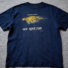 National Geographic See Spot Run Cheetah Graphic T-Shirt S-5XL Unisex