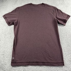 Public Rec Shirt Mens Medium Red Burgundy Performance Stretch Pima Cotton Crew