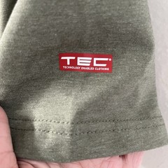ScotteVest TEC TShirt Travel Mens M Green Performance Zip Pockets Bamboo/Cotton