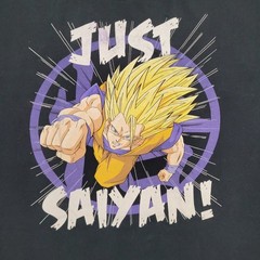 Dragon-Ball Z Shirt XL 23×26 Saiyan Son-Goku Black