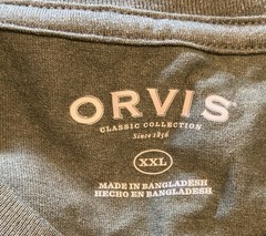 Orvis Classic Fit Collection Men’s Graphic Tee Shirt Duck Green Size XXL NWT