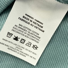 Nike T-Shirt Mens Large Teal Blue New Tight Fit Ribbed Cotton HQ9250-017