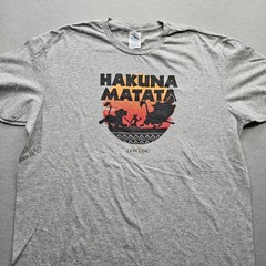 Delta Apparel Inc Men’s XL Hakuna Matata Gray T-Shirt
