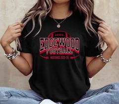 School Football Team Custom Comfort Tee