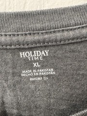 Holiday Time Naughty Nice I Tried Christmas Graphic Tee Men’s XL Gray SS