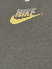 Nike The Nike Tee Men’s Size 2XL T-shirt Dark Grey Yellow Swoosh