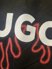Hugo Boss Flame Logo T-Shirt Size Large Black