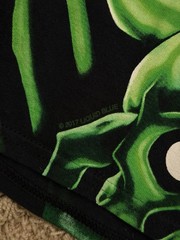 Liquid Blue Glow In The Dark Green Skulls 3/6 Mafia Travis Scott RARE 2017 Men L