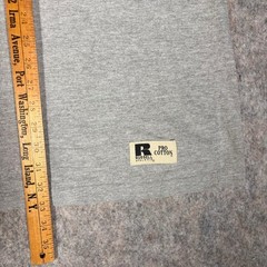 Russell Athletic T-Shirt Mens 2XL Gray Pro Cotton big Heavyweight Tee