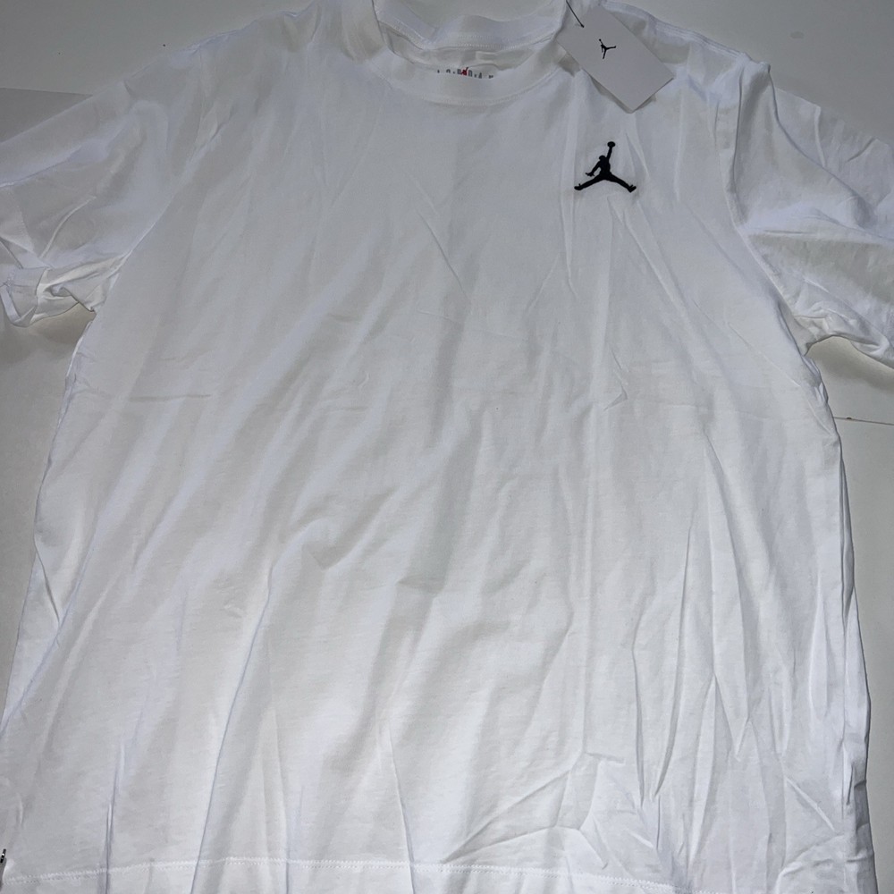 Jordan Embroidered Jumpman Core T Shirt DC7485-100 White Men’s Sz XXL NEW