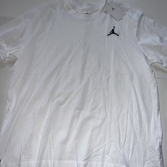Jordan Embroidered Jumpman Core T Shirt DC7485-100 White Men’s Sz XXL NEW