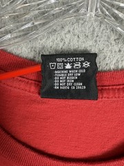 Vtg Undefeated T-shirt Men’s Large Red UNDFTD Streetwear Skater Hip Hop Grunge