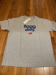 New Balance Made in USA “Flagg Day” T-Shirt Grey Men’s Medium – New With Tags