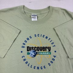 Vintage Discovery Channel Young Scientist Challenge T Shirt Adult Large 2004 Y2K