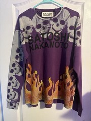 Purple Satoshi Nakamoto Thermal “Lost Boys” Size XL