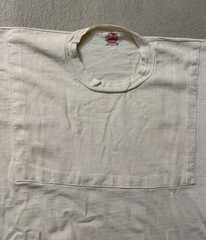 Vintage 30s 40s Paneled White Blank Tee Jersey All 100% Cotton 20×29.5 Very Rare