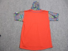 VINTAGE Starter Flip Side Shirt Mens Medium Orange Hoodie Patch Logo Deadstock