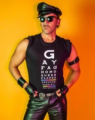 Gay Eye Chart T-Shirt (queer, tee, mens, LGBTQ, Pride, unicorn)