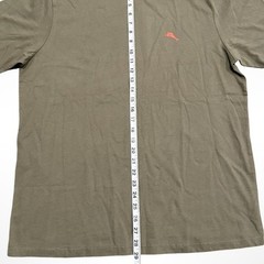 Tommy Bahama T-Shirt Olive Green “Twist the Night Before Christmas” Mens Medium