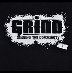 Urban hip hop Streetwear GRIND. Black, cotton, FREE SHIPPING sizes M-2XL