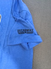 Oscar Mike Apparel Golf Charity Event T-shirt Blue Men’s Large Short Sleeve NWT