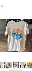 Comfort Colors Beach Tee Shirt Mens Medium Womens Short Sleeve Beige