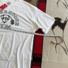 Vintage Men’s Powerhouse Gym T-Shirt Size XL Brand New Lift Lifting White