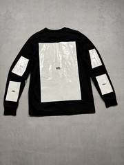 Hood By Air HBA Archive Vinyl Panel Long Sleeve Shirt Black L