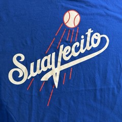 Men’s Blue Suavecito Short Sleeve T-Shirt, SBaseball Size XL
