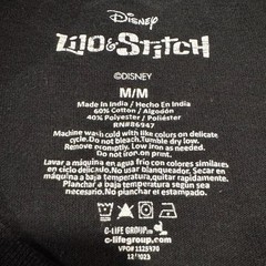 Disney Lilo & Stitch Experiment 626 Graphic T-Shirt Black Size Medium